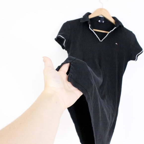 *Tommy Hilfiger Mini Black Polo Dress - Picture 5 of 10